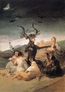 Francisco Goya L-Aquelarre France oil painting artist